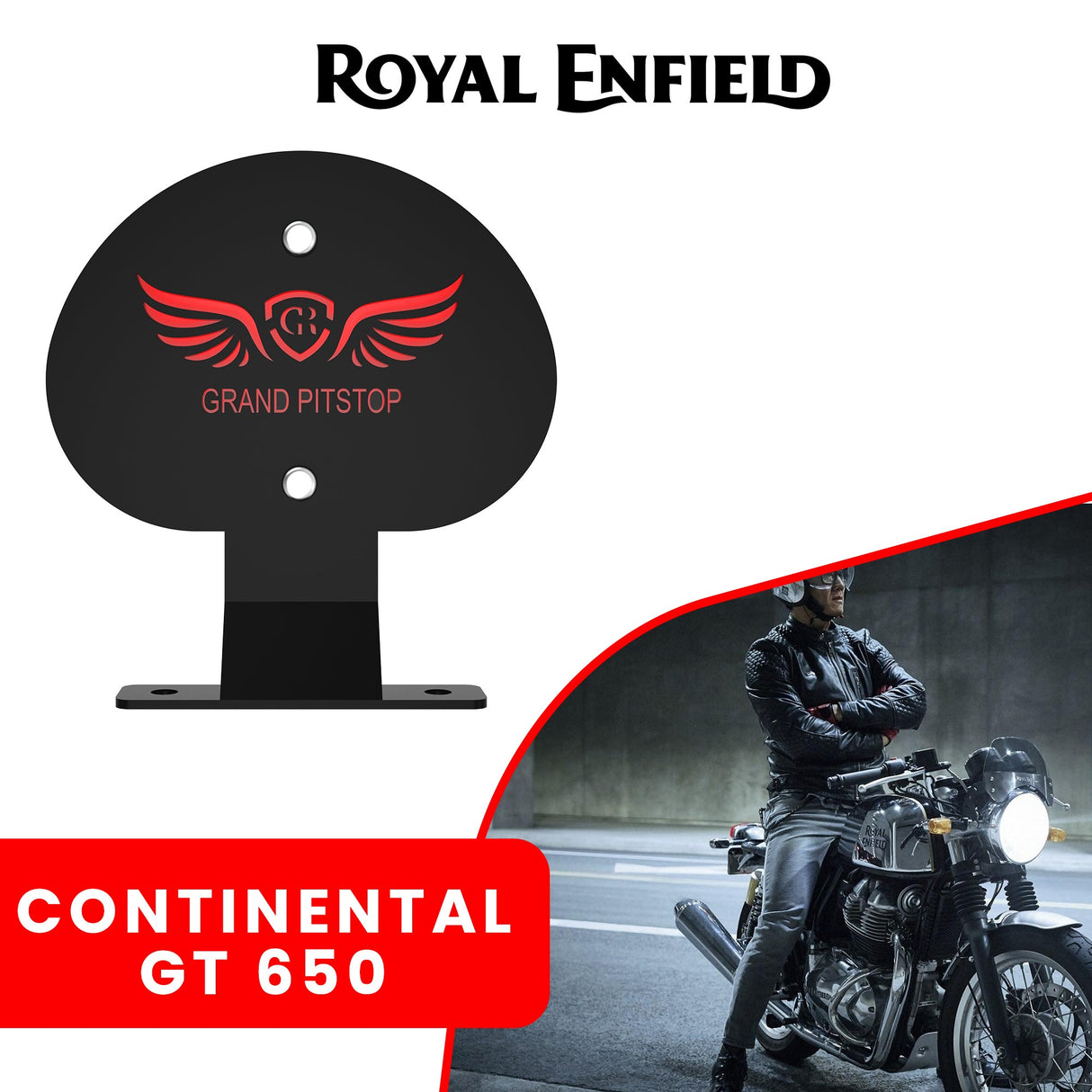 Back Rest Stand for Royal Enfield Continental GT