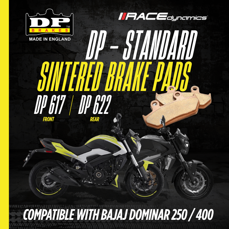DP Sintered Brake Pads for Bajaj Dominar 400 (Upto 2018) - Standard