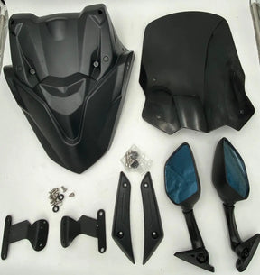 Black Windshield Visor for Suzuki Burgman Street 125 – Moto Modz