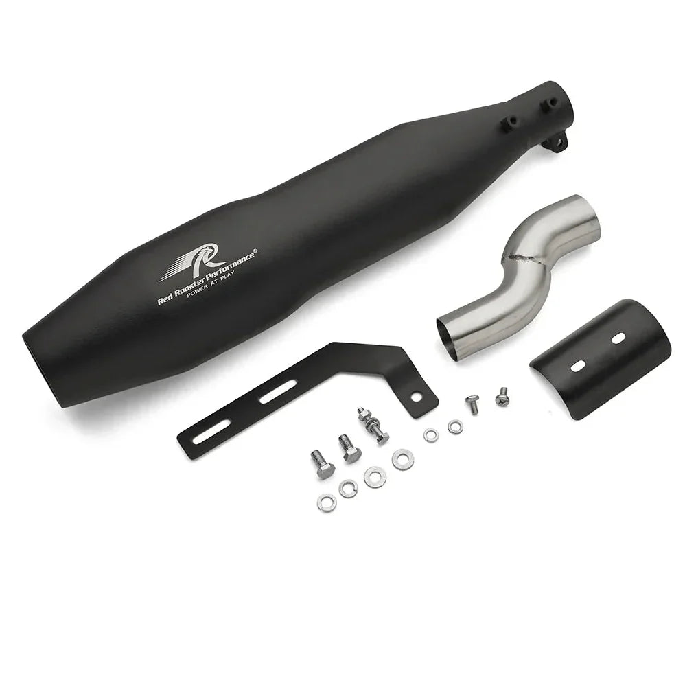 Triumph Speed 400, Speed T4 & Scrambler 400X Red Rooster Performance Blaze Exhaust | BLACK
