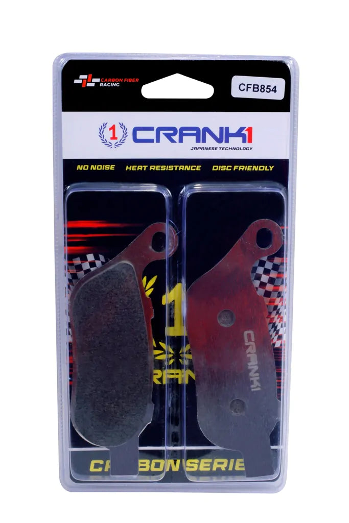 Crank1 Carbon Brake Pads For Harley Davidson Fat Boy (2004-2014)