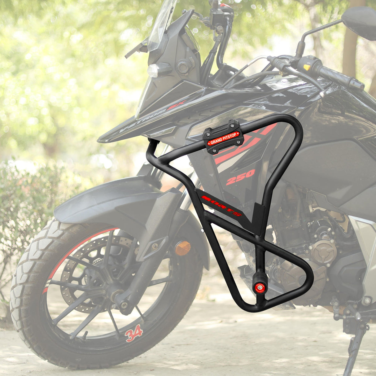 CRASH GUARD (PAIR) - Black for SUZUKI - V Strom