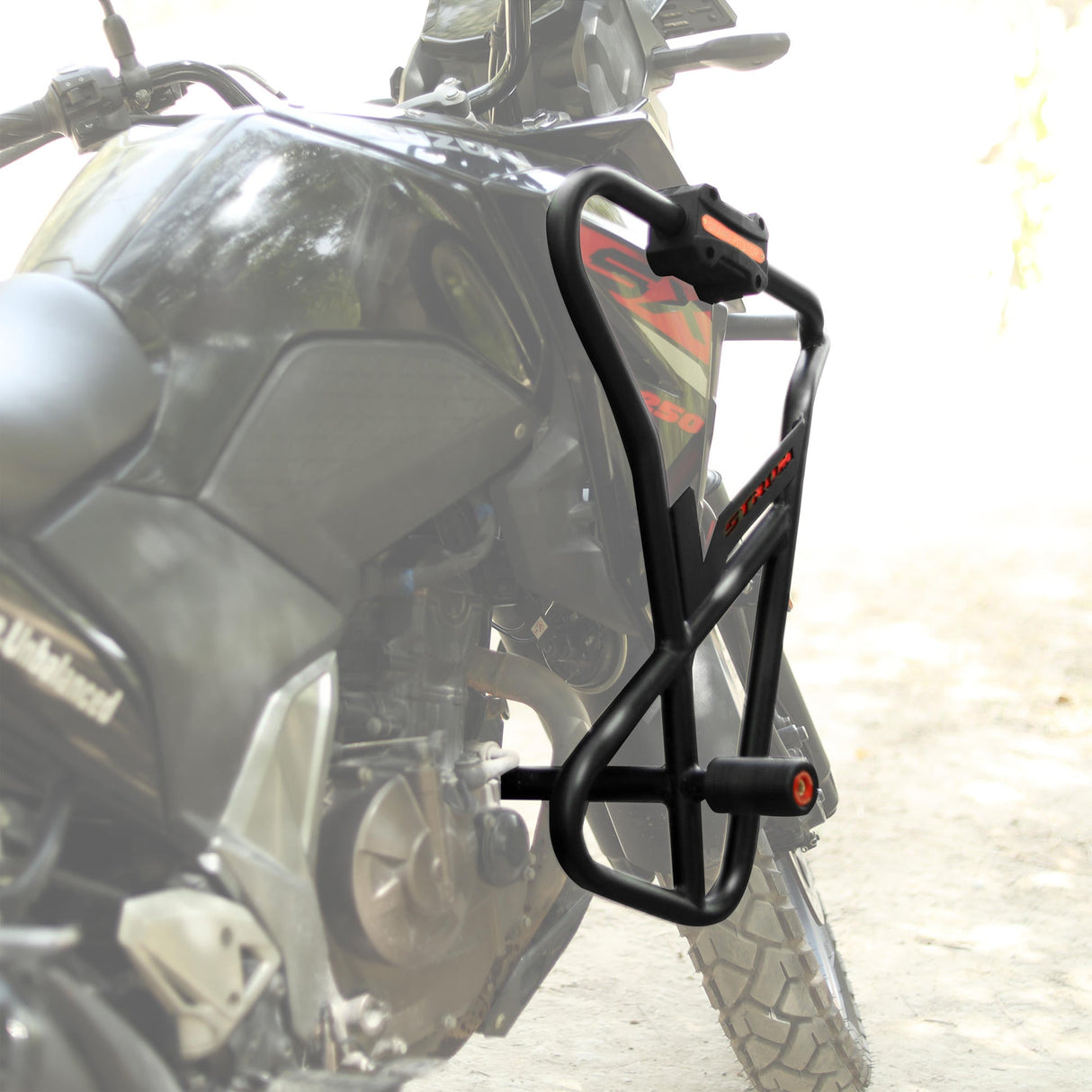 CRASH GUARD (PAIR) - Black for SUZUKI - V Strom