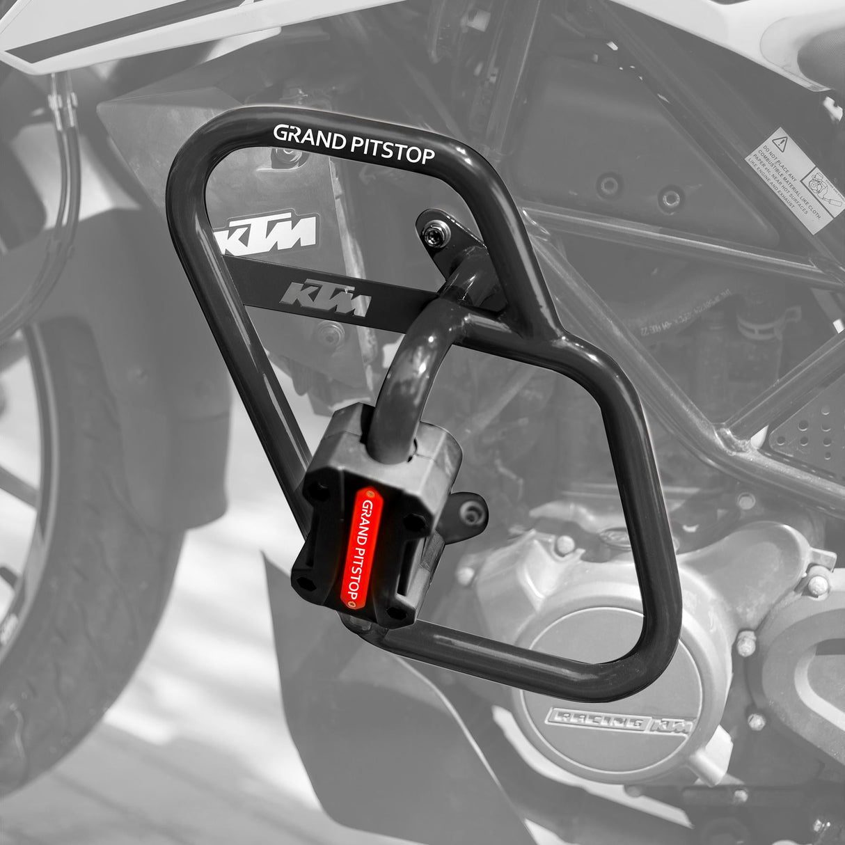 CRASH GUARD (PAIR) - Black for KTM DUKE 200 Gen 2