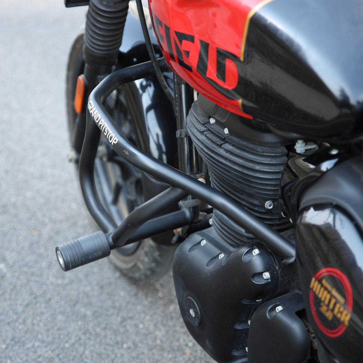 CRASH GUARD (PAIR) - Black for Royal Enfield Hunter