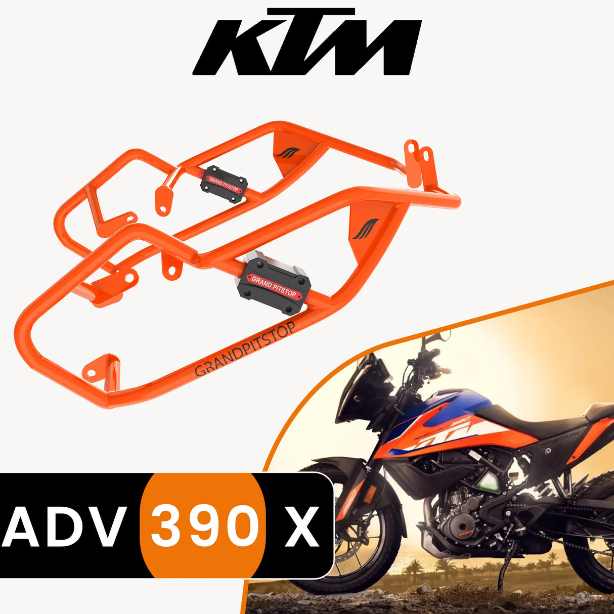 Crash Guard for KTM ADVENTURE 390 X Orange