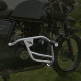 Crash Guard with Slider For Royal Enfield Himalayan-Antique Silver