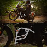Crash Guard with Slider For Royal Enfield Himalayan-Silver