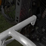 Crash Guard with Slider For Royal Enfield Himalayan-Silver
