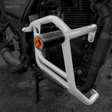 Crash Guard with Slider For Royal Enfield Himalayan-Silver