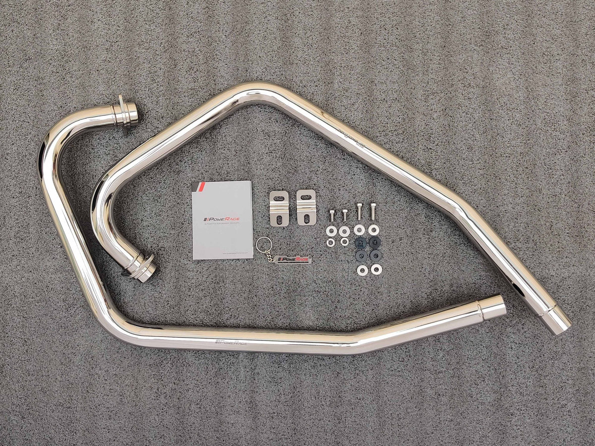 Re Forcing Header Performance Headers for RE 650 Twins Polish Finish – Moto Modz