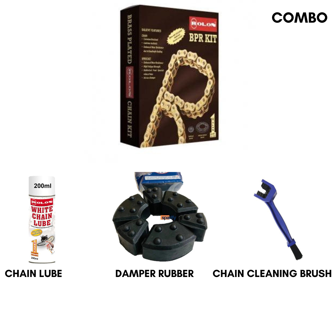 Brass chain sprocket replacement kit COMBO for TVS Apache RR 310 / RTR