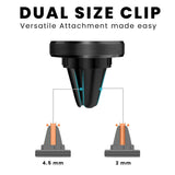 Universal Magnetic Air Vent Mount Car Mobile Holder - Set of 2 - Black