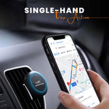 Universal Magnetic Air Vent Mount Car Mobile Holder - Set of 2 - Black