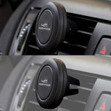 Universal Magnetic Air Vent Mount Car Mobile Holder - Set of 2 - Black