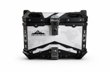 TAANC Overlander 117 Touring Setup 03 – Himalayan 45 Top Box + Twin 36 Panniers | Aluminium Combo