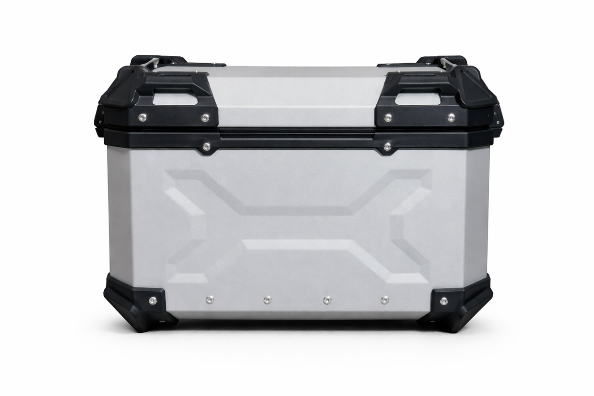 TAANC Nomad Twin Panniers – Aero Silver | 36L Aluminium Side Boxes for All Motorcycles