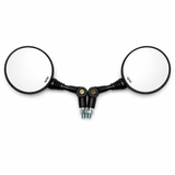 SPIKI CF Touring Mirrors (Pair) | 360 Degree  Foldable Rear View Mirrors | Wide View | Universal Fit for Motorcycles