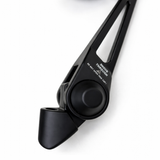 SPIKI Napoleon Ray Mirrors (Pair) | Anti-Glare Oval Mirrors with Short Stem | Anti-Shock | Universal Fit for Motorcycles & Scooters