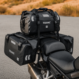 TAANC Terra Series Waterproof Motorcycle Saddle Bags 30L x 2 – Adventure Touring Side Luggage Bags – Black