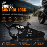 LGP Universal Motorcycle Cruise Control Lock – Throttle Assist for All Bikes