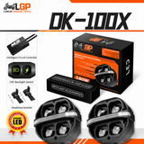 DK100X HIGH POWER SPOTLIGHT | 180W |  Ultra Wide Driving Fog Lights | White/Yellow | with wiring harness and Intelligent wireless button switch | 1 year warranty | LGP