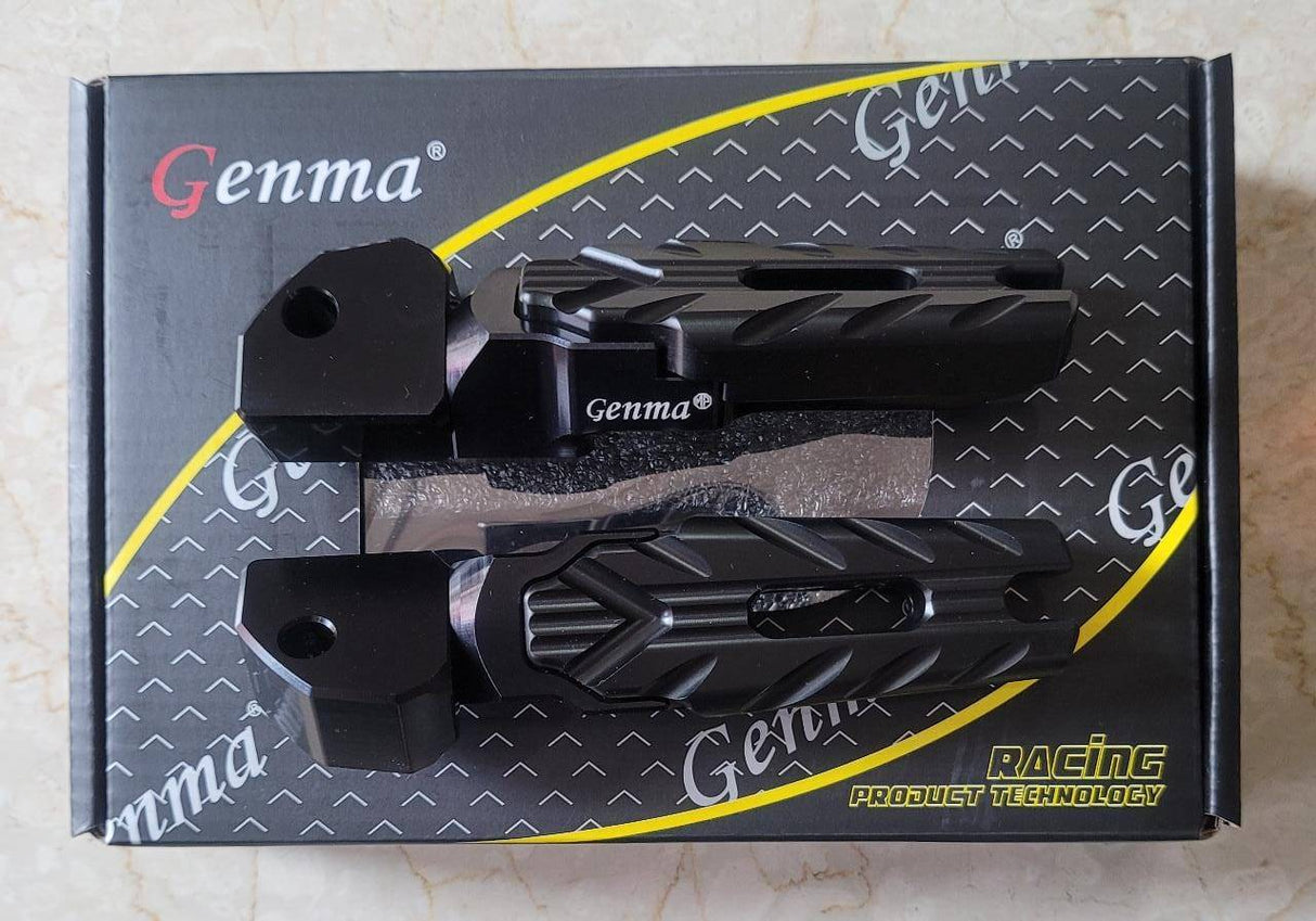 YAMAHA AEROX ACCESSORIES INDIA YAMAHA AEROX REAR FOOTREST SET CNC GENMA