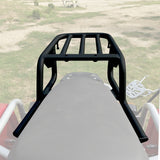 EXTENDED TOP RACK WITHOUT PLATE - Black for Royal Enfield - SCRAM 411