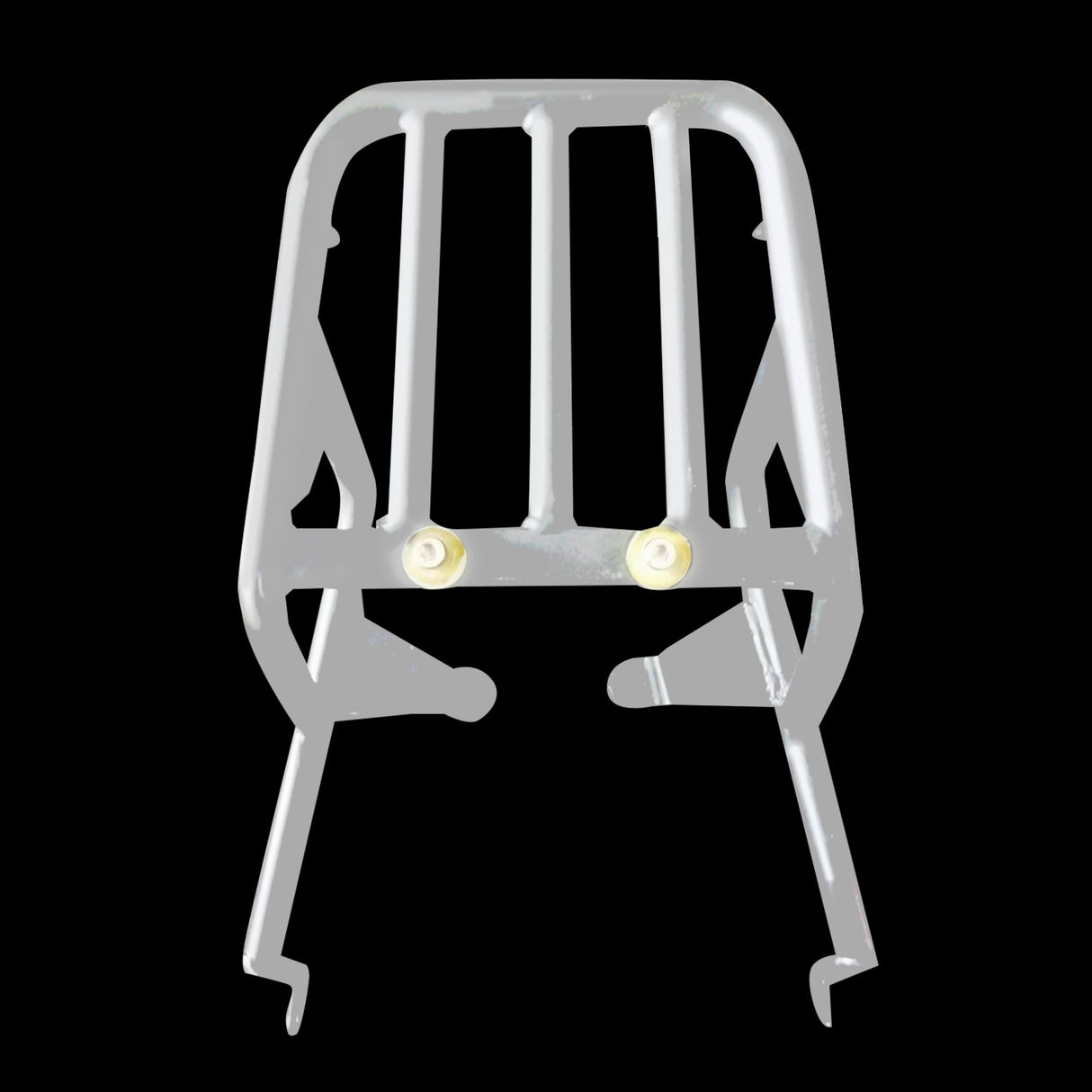 EXTENDED TOP RACK WITHOUT PLATE - Silver for Royal Enfield - SCRAM 411