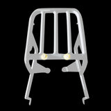 EXTENDED TOP RACK WITHOUT PLATE - Silver for Royal Enfield - SCRAM 411