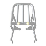 EXTENDED TOP RACK WITHOUT PLATE - Silver for Royal Enfield - SCRAM 411