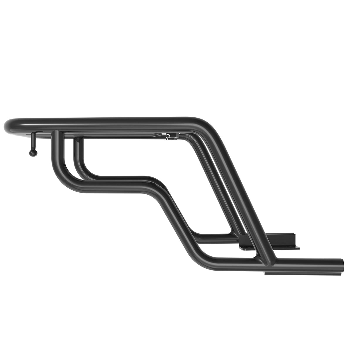 EXTENDED TOP RACK WITHOUT PLATE - Black for Royal Enfield - INTERCEPTOR