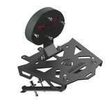 Extended Top Rack with Plate for TVS Apache 160 and 200 - Black