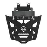 Extended Top Rack with Plate for TVS Apache 160 and 200 - Black