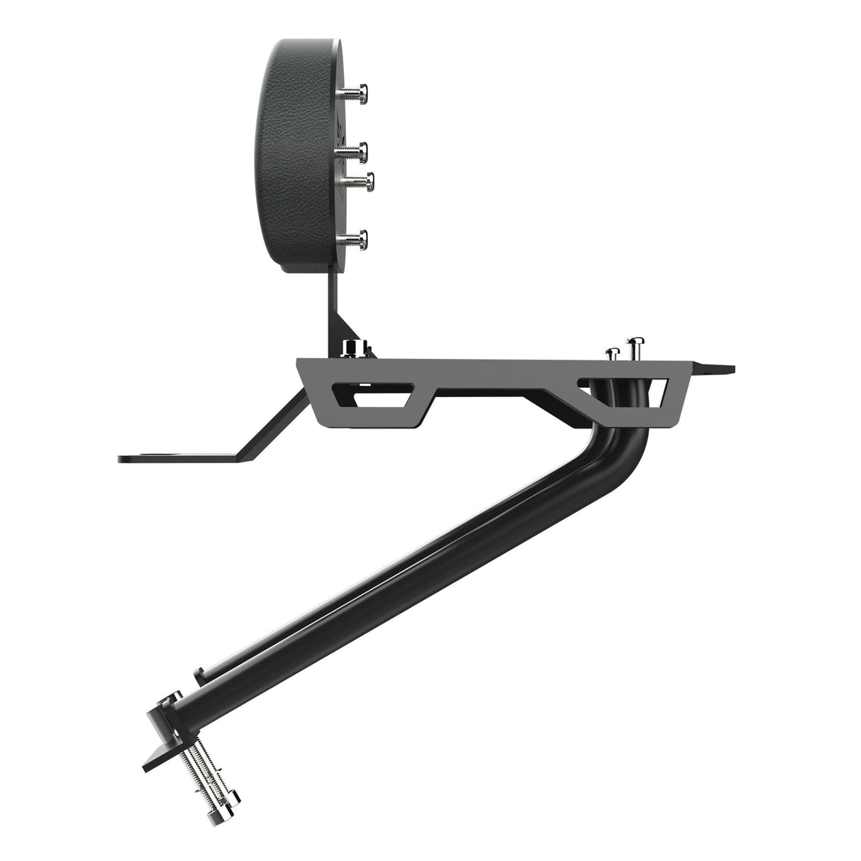 Extended Top Rack with Plate for TVS Apache 160 and 200 - Black