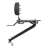 Extended Top Rack with Plate for TVS Apache 160 and 200 - Black