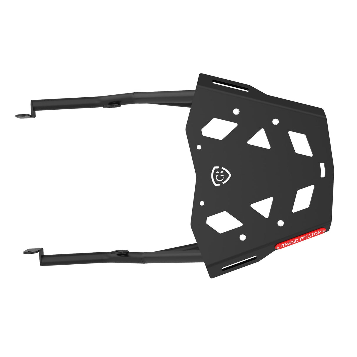 GRAND PITSTOP Extended Top Rack with Plate for HARLEY DAVIDSON X 440 Black