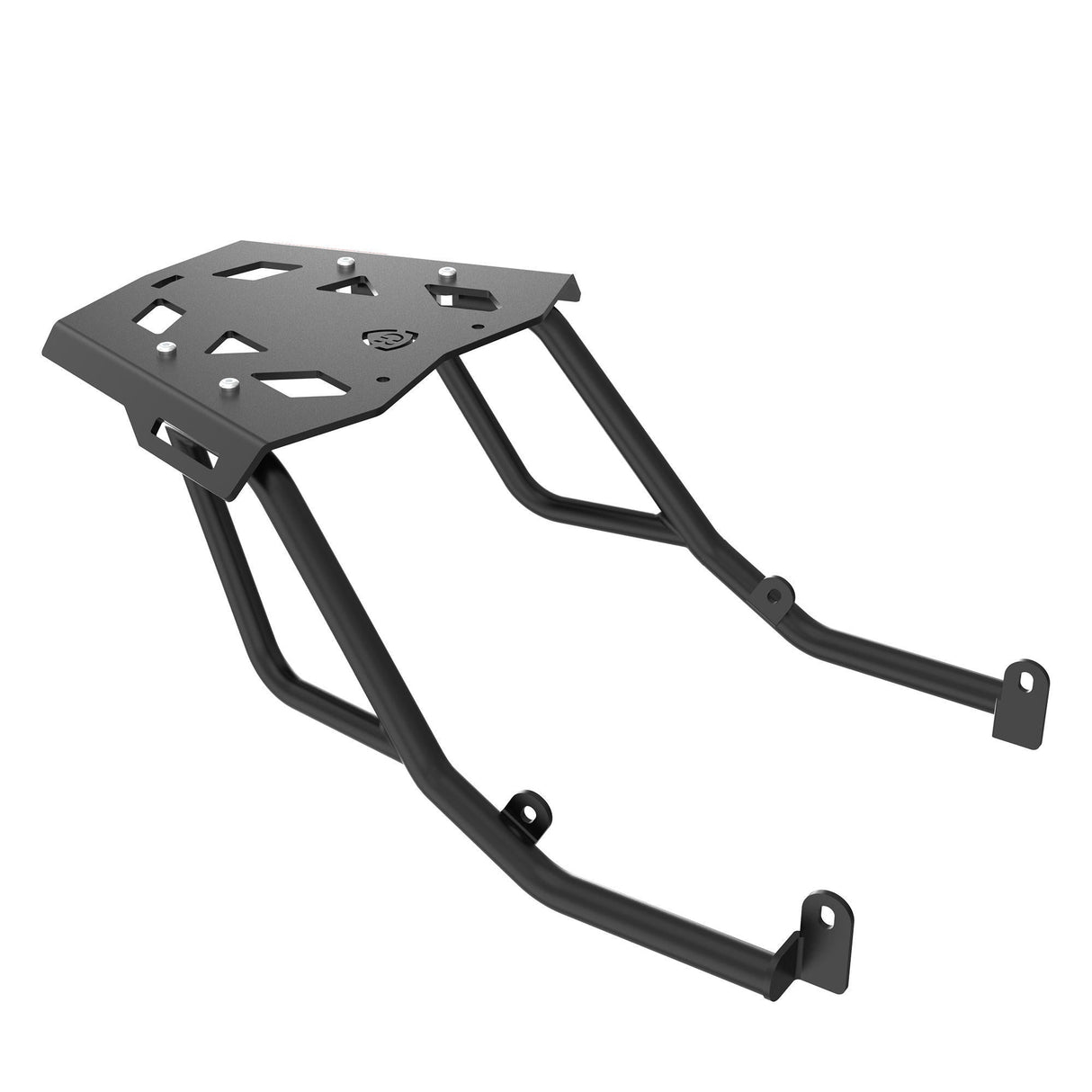 GRAND PITSTOP Extended Top Rack with Plate for HARLEY DAVIDSON X 440 Black
