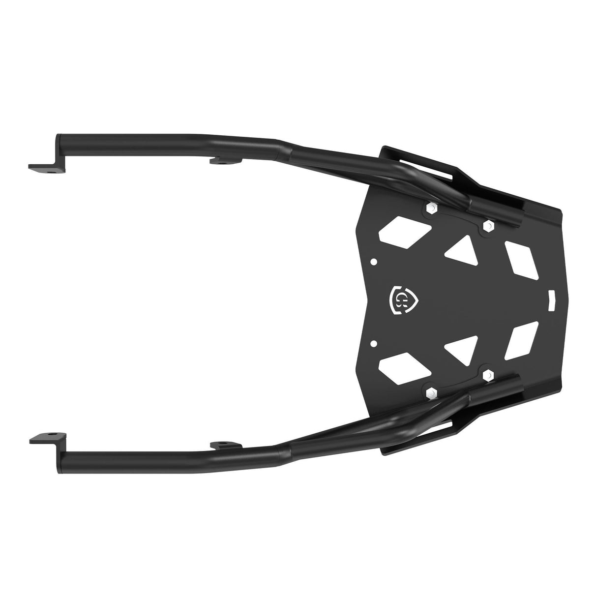GRAND PITSTOP Extended Top Rack with Plate for HARLEY DAVIDSON X 440 Black