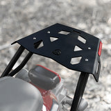 GRAND PITSTOP Extended Top Rack with Plate for HARLEY DAVIDSON X 440 Black