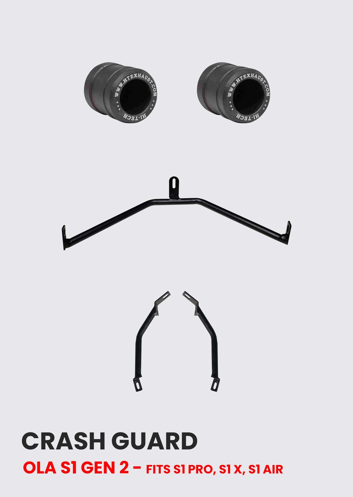 OLA S1 PRO & X CRASH GUARD FRONT AND BACK / EV 1002