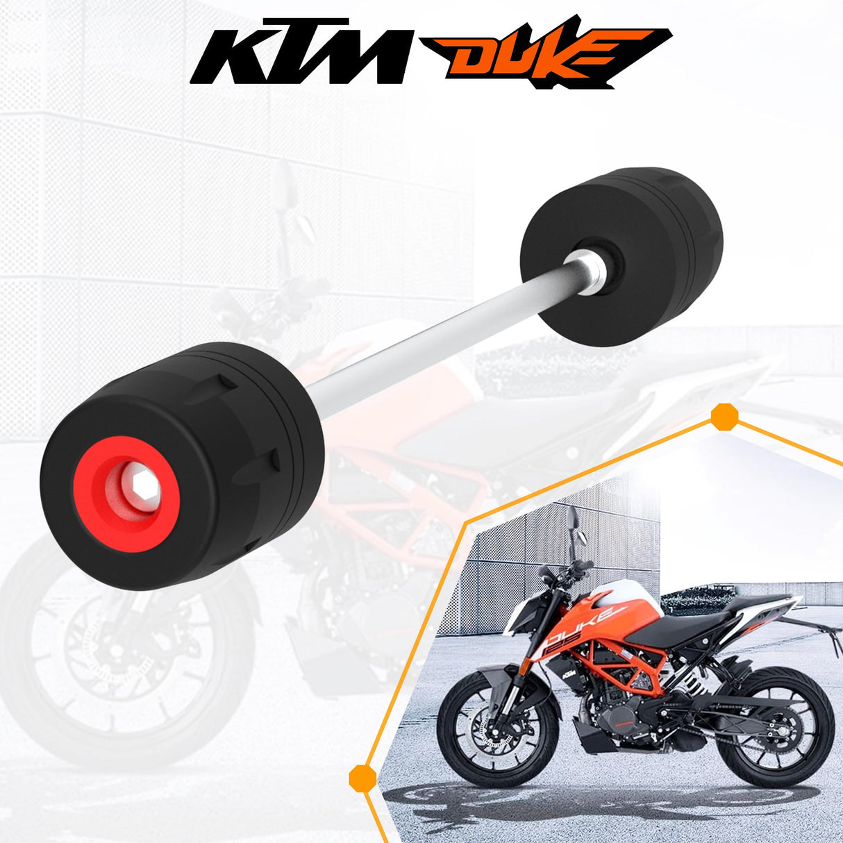 Front Fork Slider for KTM DUKE 250 - Black