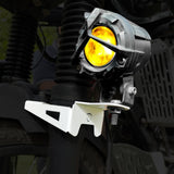 FOG LIGHT MOUNT - Silver for Royal Enfield - CONTINENTAL GT