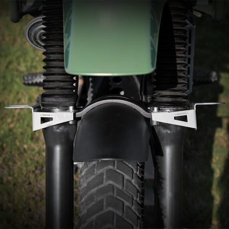 Fog Light Mount For Royal Enfield Himalayan - BS4-BS6 Model (2019-2021) - Silver