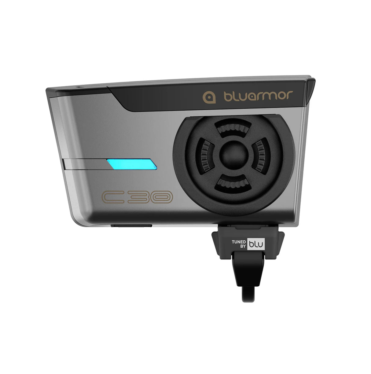 BluArmor C30 Mesh Intercom Bluetooth communication System | Compatible for all helmets | 1 YEAR WARRANTY