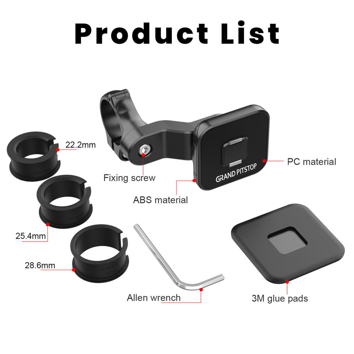 Quick Lock GEN-1 with in-built MAGNETIC LOCK Technology Handlebar Motorcycle Mobile Holder