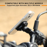Quick Lock GEN-1 with in-built MAGNETIC LOCK Technology Handlebar Motorcycle Mobile Holder
