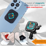 Quick lock Gen-2 with ULTRA MAG-LOCK Technology Handlebar Motorcycle Mobile Holder