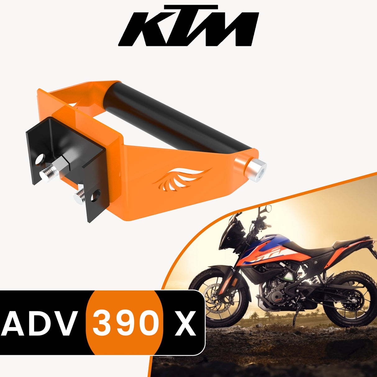 GPS Mount for KTM ADVENTURE 390 X Orange