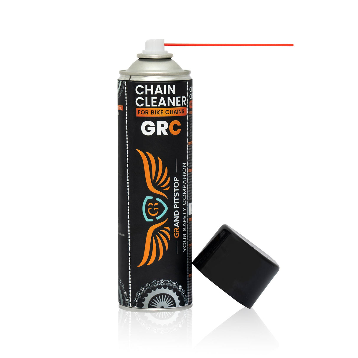 Combo of GR Chain Cleaner-500ml & Dismantable Paddock Stand-Orange